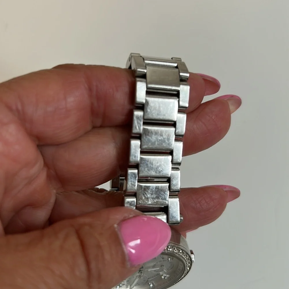 Michael Kors Parker Multi Function Silver Ladies Watch